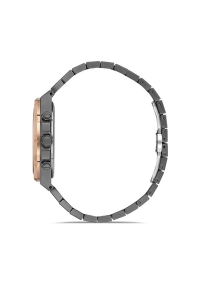 Ferro Gri Çelik Kordon Erkek Kol Saati Fm43002a-v2 Gri - Rose Gold