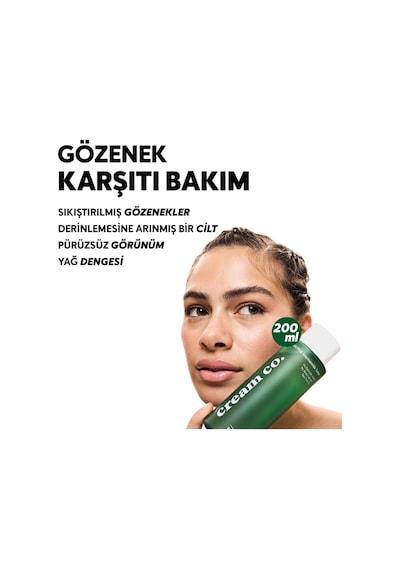 Cream Co. Akne & Siyah Nokta Karşıtı Arındırıcı Nazik Tonik BHA/PHA Niacinamide Toner 150 ML