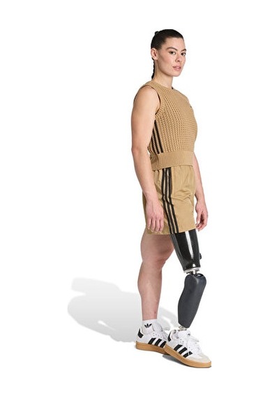 Adidas Knitted Vest Kadın Günlük Yelek Jw4994 Kahverengi Kahverengi