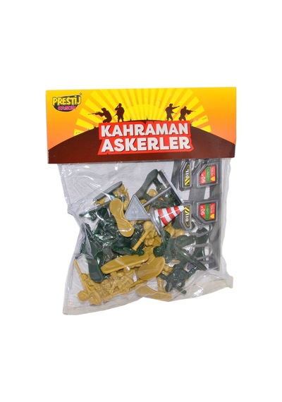 Fab Pr-09 Poşetli Küçük Askeri Trafik Oyun Seti  -Prestij