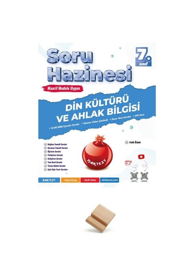 Nartest 7. Sınıf Maarif Bağlam Temelli Din Kültürü Ve Ahlak Bilgisi Soru Haznesi + Telefon Standı