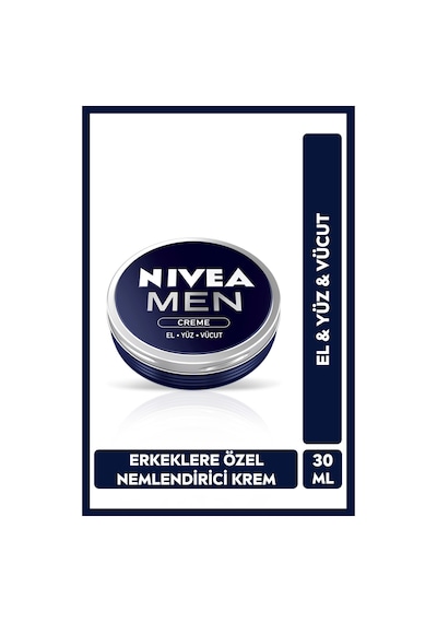 Men Erkek Creme Nemlendirici Bakım Kremi 30 Ml,yüz,el,vücut İçin,e Vitamini,ferah Koku
