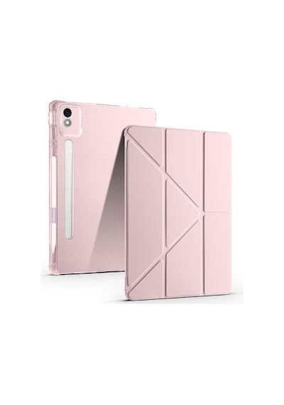 Lenovo Idea Tab Pro 12.7inç Tb-373fu Kılıf Kalem Bölmeli Trifolding Case Kılıf