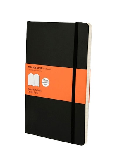 Moleskine 13x21 Soft Çizgili Siyah Butik Defter