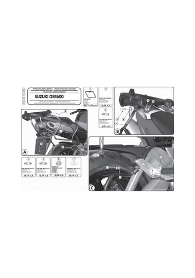Plx538 Suzuki Gsr 600 06-11 Yan Çanta Taşıyıcı
