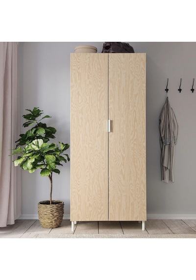 Ikea Beyaz Ferah Kapaklı Gardırop 80x57x191 Cm