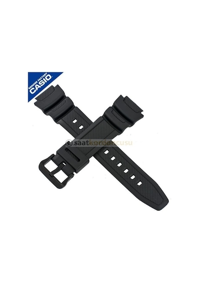Casio Ae1000w Uyumlu Siyah Silikon Saat Kordonu