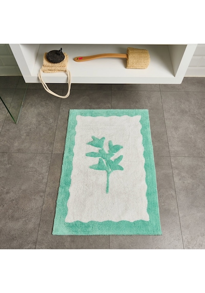 Soft Granny Summer Tufting Banyo Paspası - Beyaz - 60x90 Cm Çok Renkli