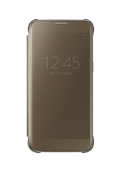 Samsung Uyumlu S7 Cep Telefonu Kılıfı, Şeffaf Altın Sku: Smgstk0f33f952b8