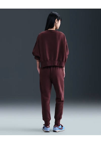 Nike Fz7626-652 Sportswear Phoenix Fleece Normal Belli Kadın Eşofman Altı - Bordo