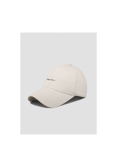 Caxis Cayne Drem Baskılı Spor Unisex Ayarlanabilir Cırtlı Şapka Krem