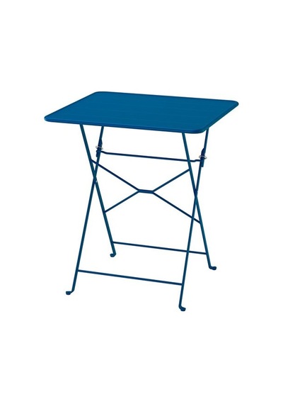 Ikea Sundsö Katlanabilir Masa, Koyu Mavi, 65x65 Cm