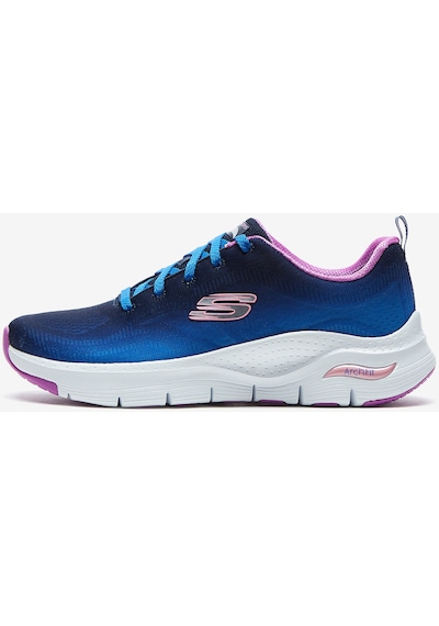 Skechers Arch Fit - Vibrant Step Kadın Lacivert Spor Ayakkabı 149724 Nvmt