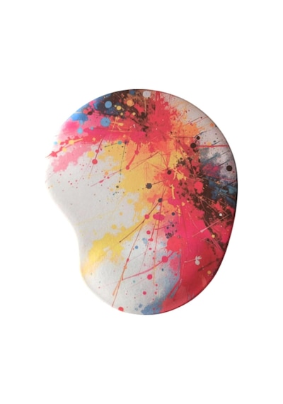 Oval Baskılı Bilek Destekli Kum Desen Tip Kaymaz Taban Optik Bilgisayar Notebook Mouse Pad Maus Pad Karmaşa