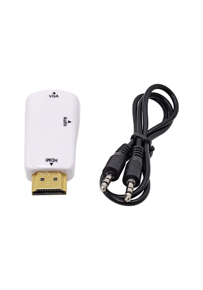 4867 Hdmi To Vga Monitör Çevirici Dönüştürücü Adaptör
