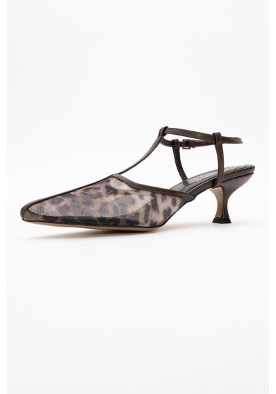 Micam 6855 Kadın Tüllü Leopar Desenli 6 Cm Kadeh Ökçeli Sivri Burunlu Arka Açık Ayakkabı Kahve Micam 6855 Kadın Tüllü Leopar Desenli 6 Cm Kadeh Ökçeli Sivri Burunlu Arka Açık Ayakkabı Kahve