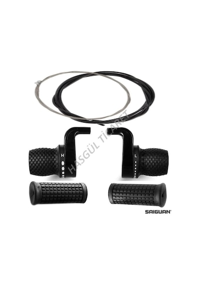 Hsgl Bisiklet Siyah 3x7 Noktalı vites kolu Ön Arka Attırıcı Set Ergonomik Bisiklet Vites Sistemleri Siyah
