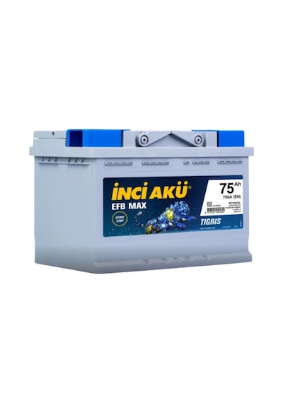 İnci Max Tigris Efb Start-stop 12v 75 Ah Akü