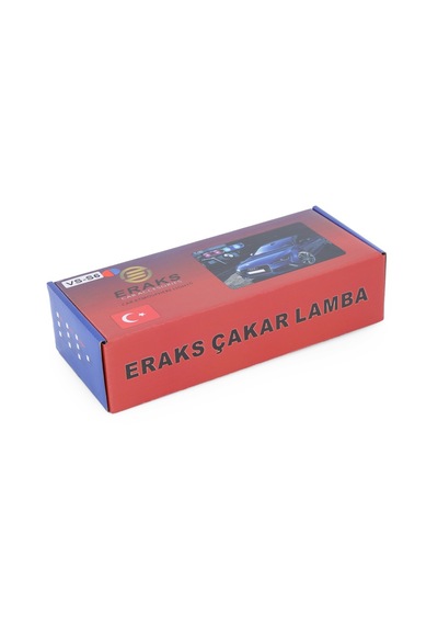Çarşıhan Araç Içi Vantuzlu Çakar Lamba Kırmızı - Mavi Renk 6 Led