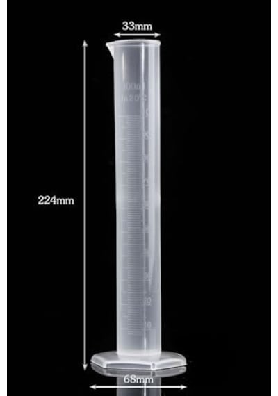 100 Ml. Mezur Plastik Sıvı Hassas Tartı Ölçüm Aleti Thr248