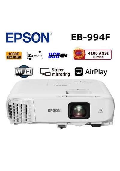 Epson Eb-994f Kablosuz Full Hd 4100 Ansi Lümen Projeksiyon Cihazı