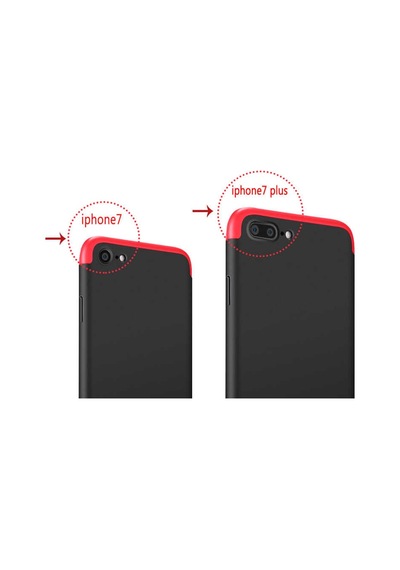 Apple Uyumlu iPhone 7 Plus Kılıf Zore Ays Kapak Siyah