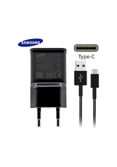 Samsung Uyumlu A20 A30 A50 A70 M20 Type C Hızlı Şarj Cihazı Aleti TA20 (BEYAZ)