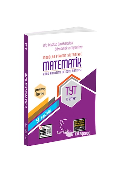 Karekök Yayınları Karekök Tyt Matematik 3.kitap Mps Modüler Piramit Sistemi