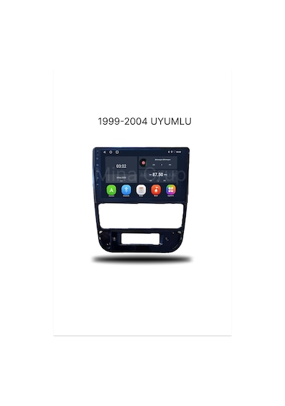 Snp Serisi Peugeot 406 Uyumlu 4-32gb Hafıza Multimedya Sistemi Carplay, Android Auto Ve Geri Görüş Kameralı 9"