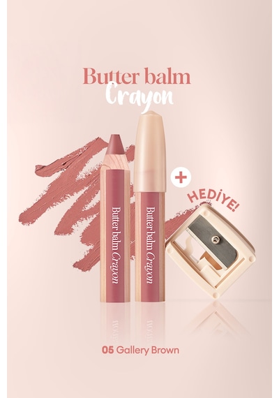Clıo Butter Balm Crayon 005 Gallery Brown 005