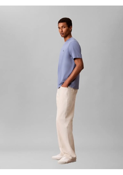 Calvin Klein Ss Easy Monogram Tee, C4ı Mavi Erkek T-shirt