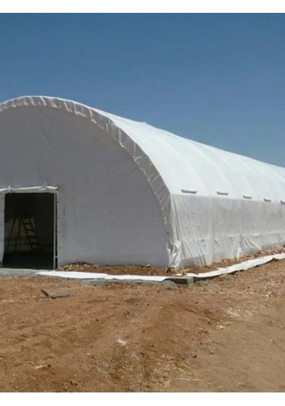 Beyaz Renk Ebatlı Branda. 3x7 Çadır 140 Gr/m2 Su Geçirmez Kamyon Saman İnşaat Gölgeleme Çadırı