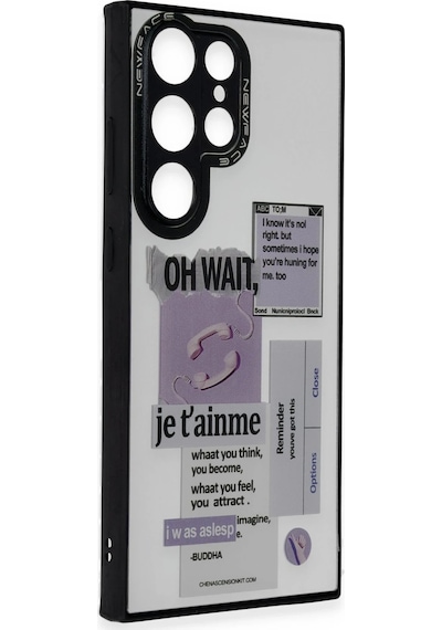 Hnrlıshp Newface Samsung Galaxy Uyumlu  S23 Ultra Kılıf Mirror Desenli Kapak - Mirror - 4