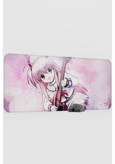 Angel Beat S Anime V4 - 90x40 Xxl Gaming Kauçuk Kaymaz Taban Mouse Pad Fare Altlığı