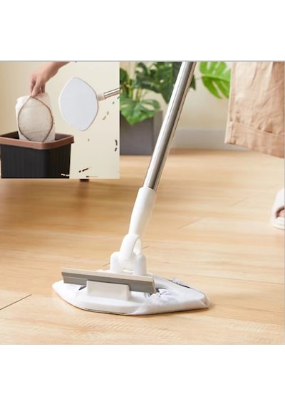 Islak Mendil Uyumlu Pratik Çek Çekli Mop 4741 Açık Gri