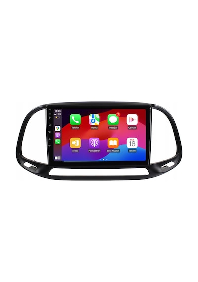 Fiat Doblo Android Multimedya Sistemi 4-64 For-x 2016-2022 Ön Kayıt Kamera Hediyeli 9"