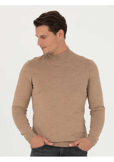 Cacharel Erkek Camel Kazak /triko 50270172-vr015 Kahverengi