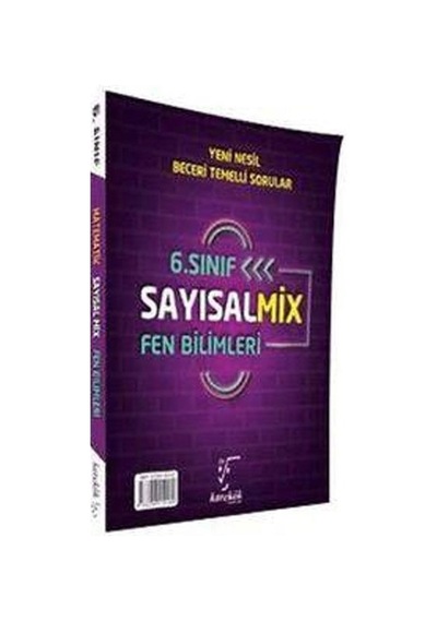 6.sınıf Fen Bilimleri Sayısal Mix Soru Bankası Karekök Yayınları