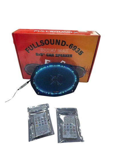 Fullsound K-6935 6x9 Oval Oto Hoparlör Takımı Rgb Işıklı