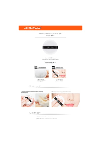 Missha Powder Puff Pudra Süngeri 1 Adet