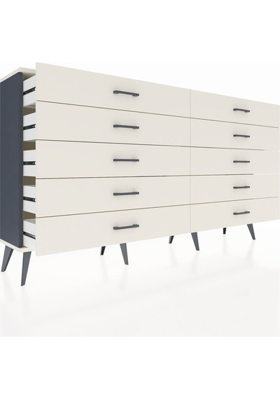 Arges Konsol 10 Çekmeceli 176x30x99 Antrasit-aytaşı Antrasit-aytaşı Arges Konsol 10 Çekmeceli 176x30x99 Antrasit-aytaşı Antrasit-aytaşı
