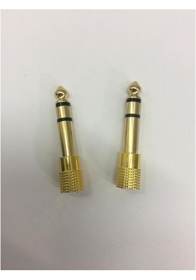 6,5 Mm Erkek 3,5 Mm Dişi Jak Anfi Jakı Gitar Jakı. Iki Adet