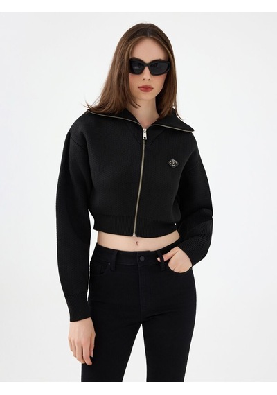 Loft Regular Fit Kadın Hırka Lf2037250 Q1.v1 Siyah