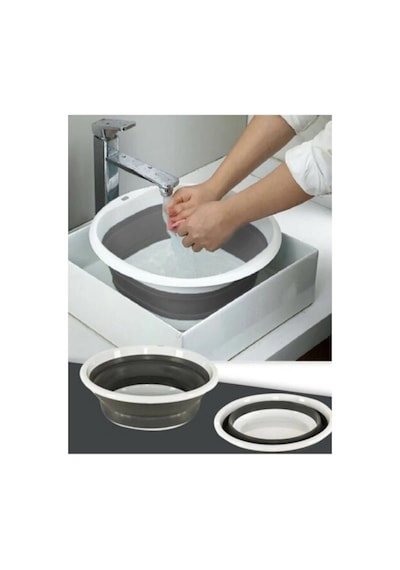10 Litre Katlanır Badya Leğen Akordiyon Katlanabilir Badya