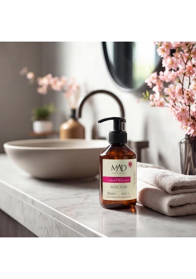 Mad Japanese Cherry Blossom Sıvı Sabun 250 Ml Yasemin, Menekşe, Misk İle Meyvemsi Ve Çiçeksi Ferahlık Diğer