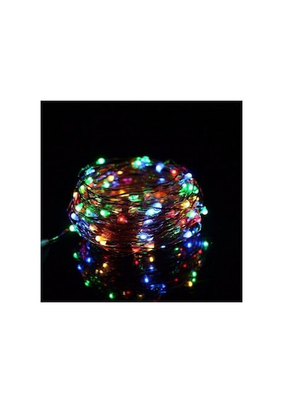 Rgb Peri Led Yılbaşı Kamp Parti Led Işık 3m - Karışık Renk - Dekoratif - Karışık