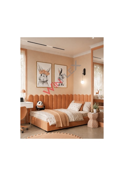 Winflex 10'lu Dekoratif Ve Akustik Panel Seti 15x100 Cm Turuncu
