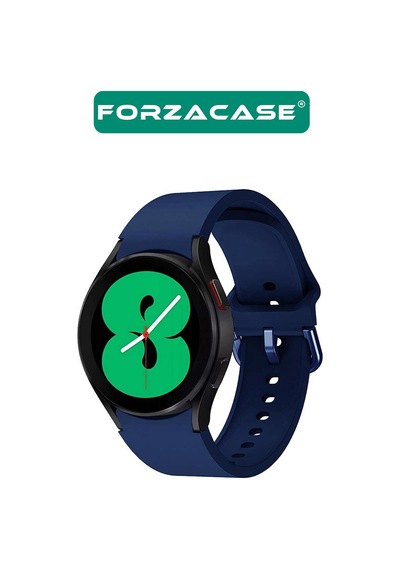 Forzacase Samsung Galaxy Watch7 44mm İle Uyumlu Silikon Kordon Kayış - Fc163 Lila