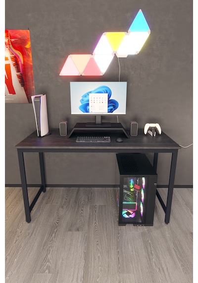 Siyah 140x60 Oyuncu Masası, Bilgisayar Masası, Gamer Masası, Gaming Masa, Metal Ayaklı Siyah Siyah 140x60 Oyuncu Masası, Bilgisayar Masası, Gamer Masası, Gaming Masa, Metal Ayaklı Siyah
