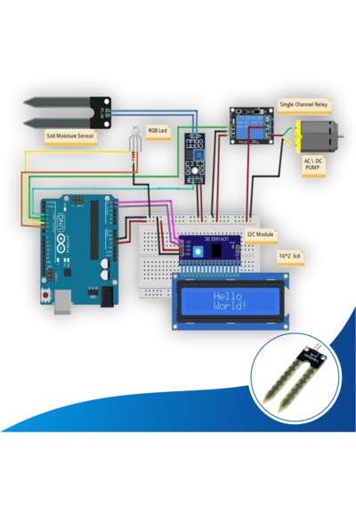 Arduino İle Uyumlu Otomatik Bitki Sulama Full Projesi - Demonte No:14